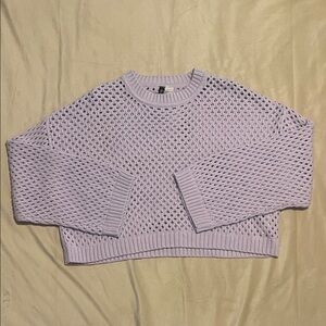 Lavender Knit Women's Sweater